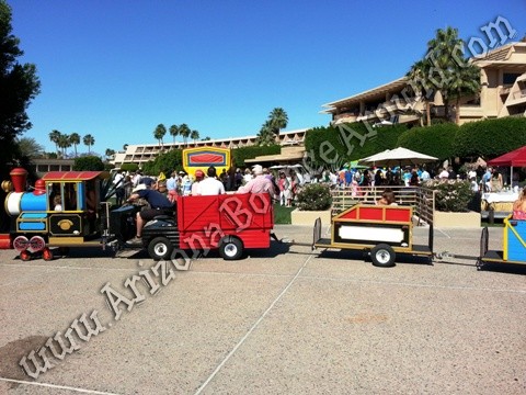 Arizona trackless train rentals